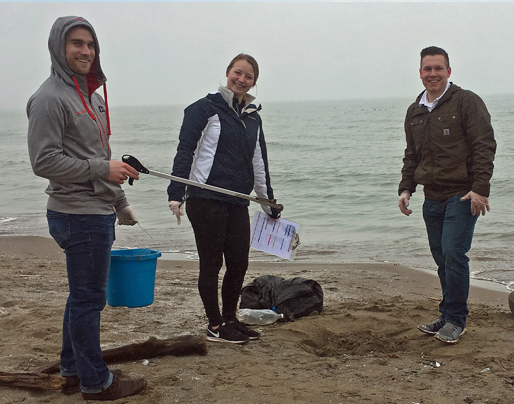 Adopt-a-Beach cleanup in Cleveland