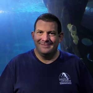 Diver Matt B. at Greater Cleveland Aquarium.